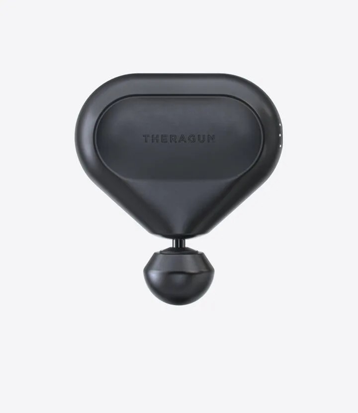 A percussion massage gun