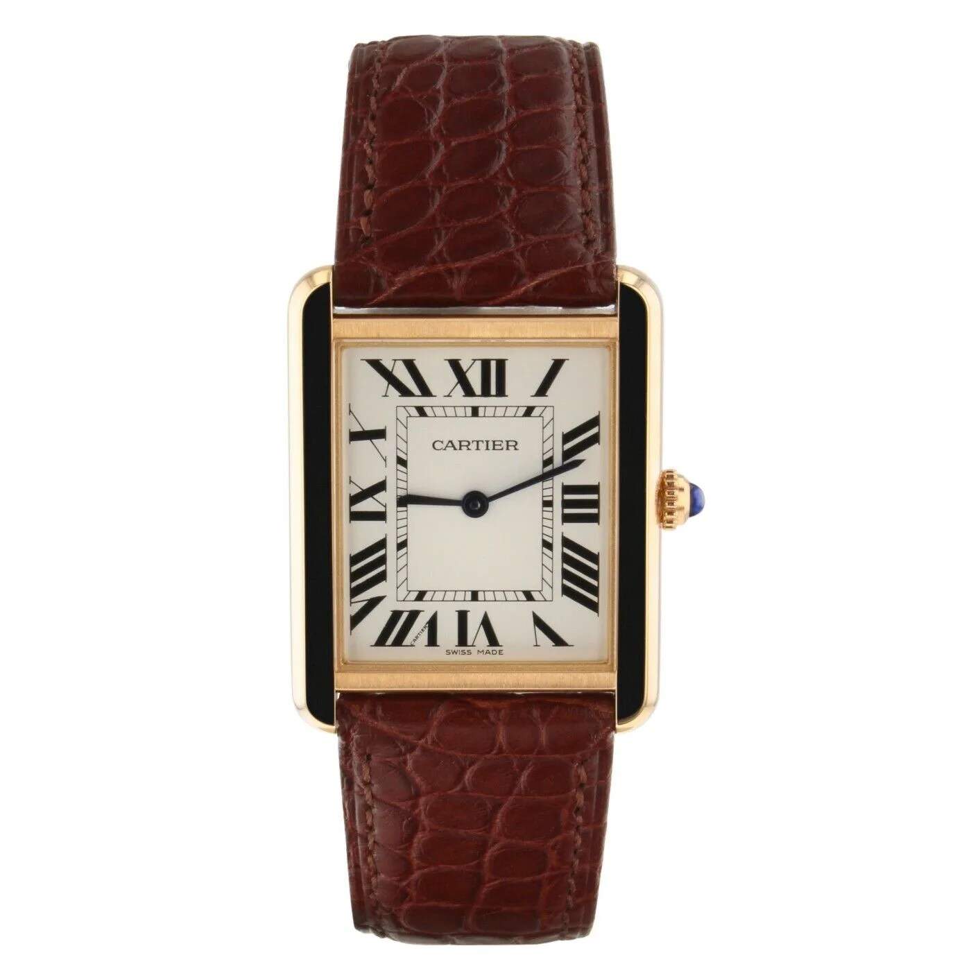 cartier tank solo 18k rose gold