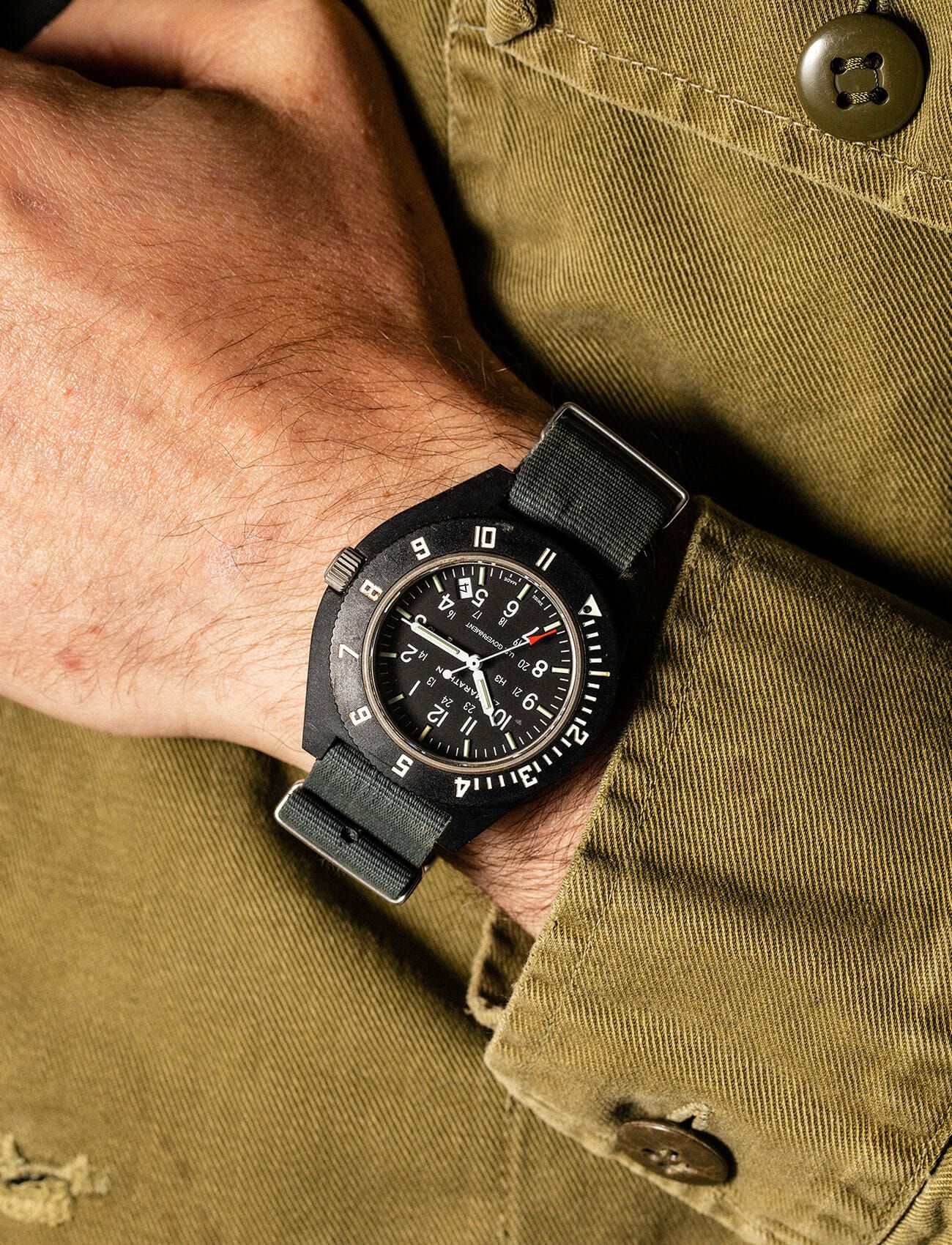 2 military watches in the field gear patrol ambiance 1