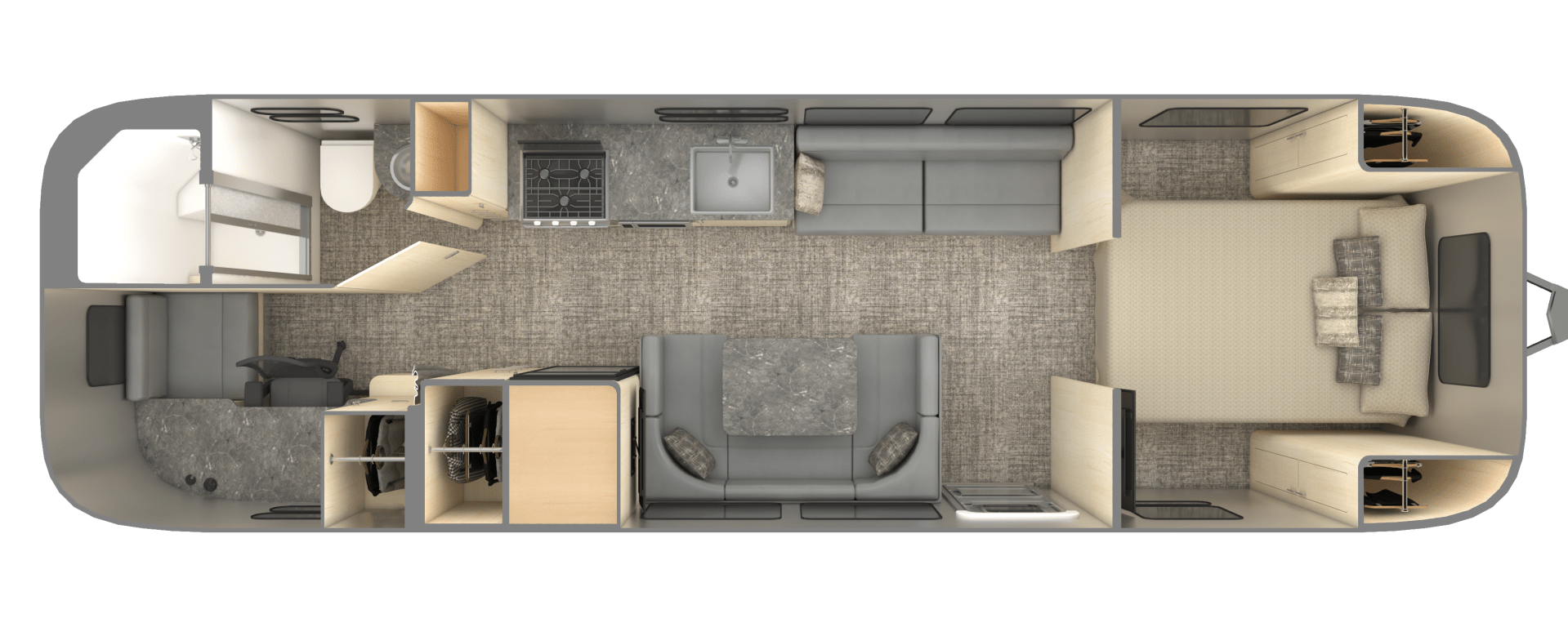 airstream flying cloud home office
