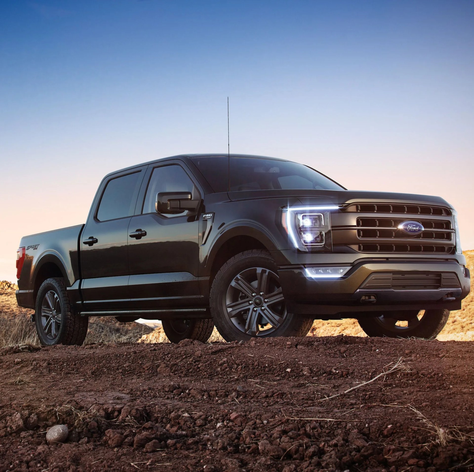 all new f 150 lariat in space white