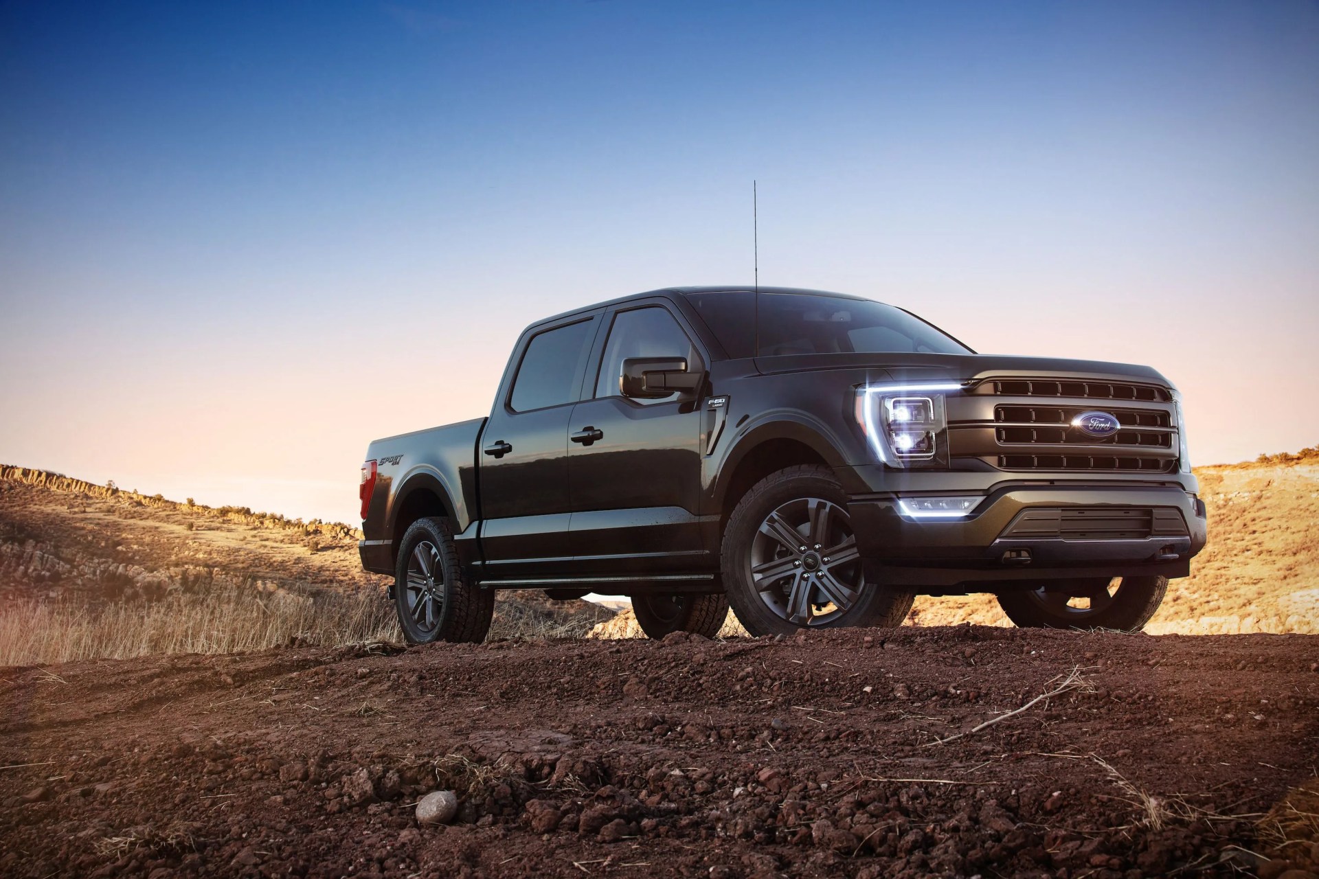 all new f 150 lariat in space white