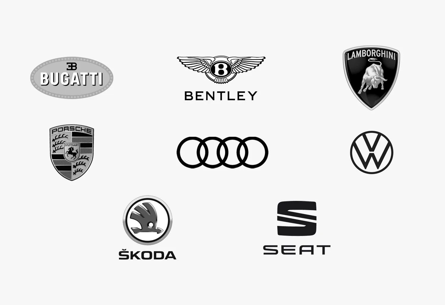 car brands volkswagen group