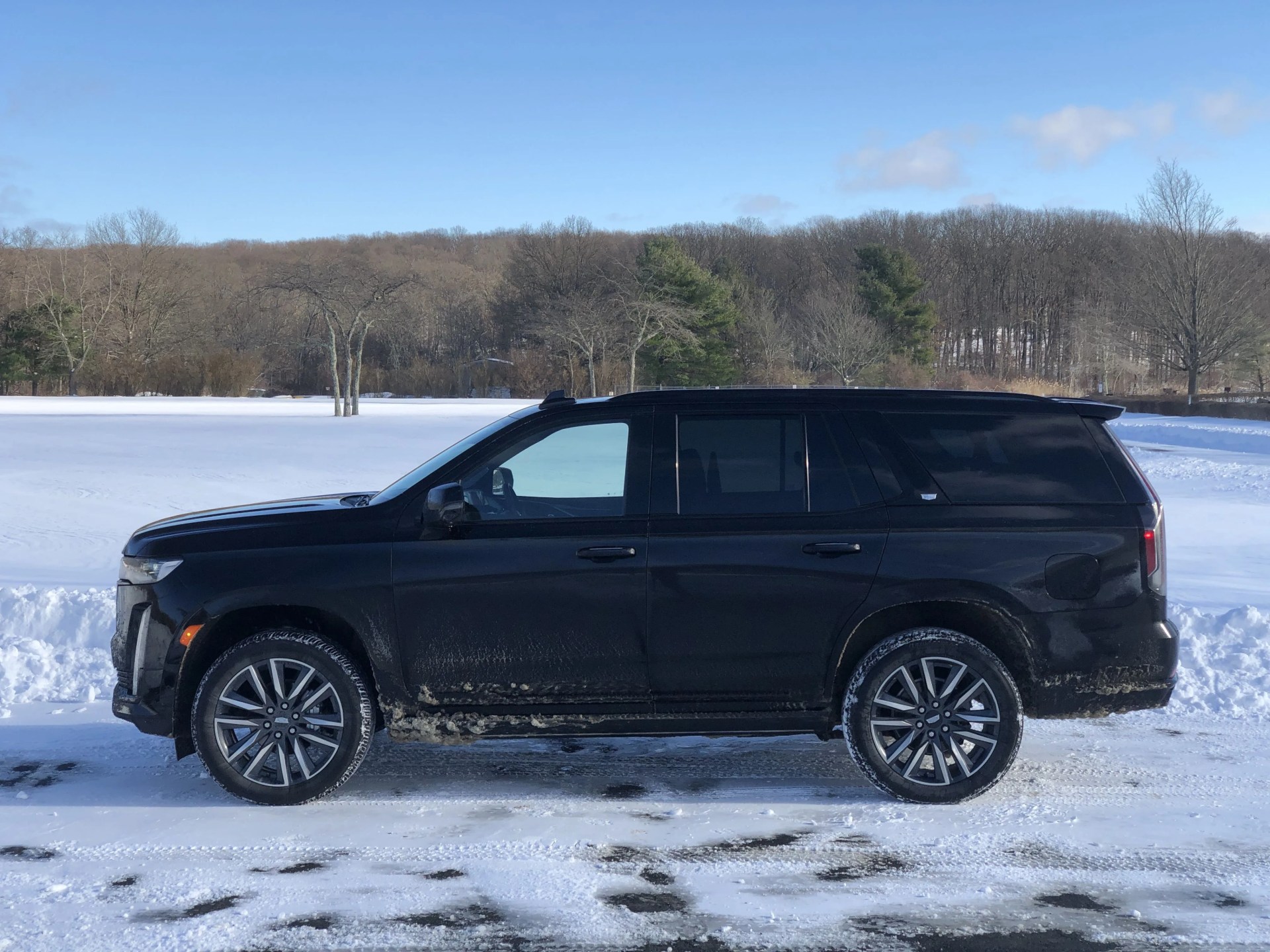 cadillac escalade diesel side view
