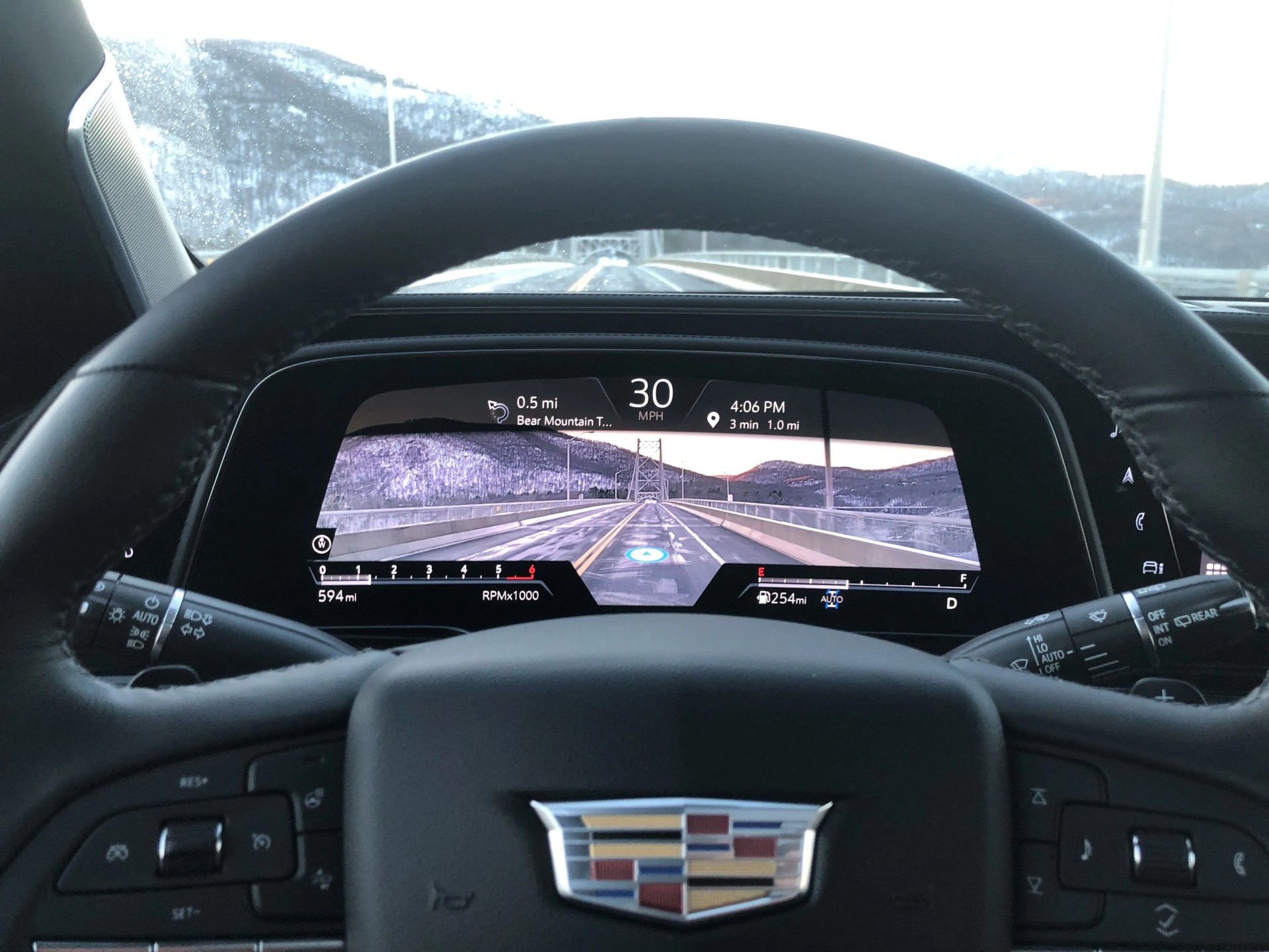 cadillac escalade digital instrument panel