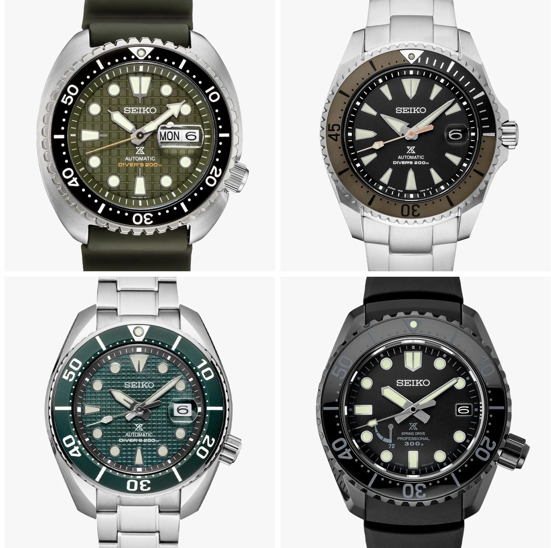 seiko dive watches
