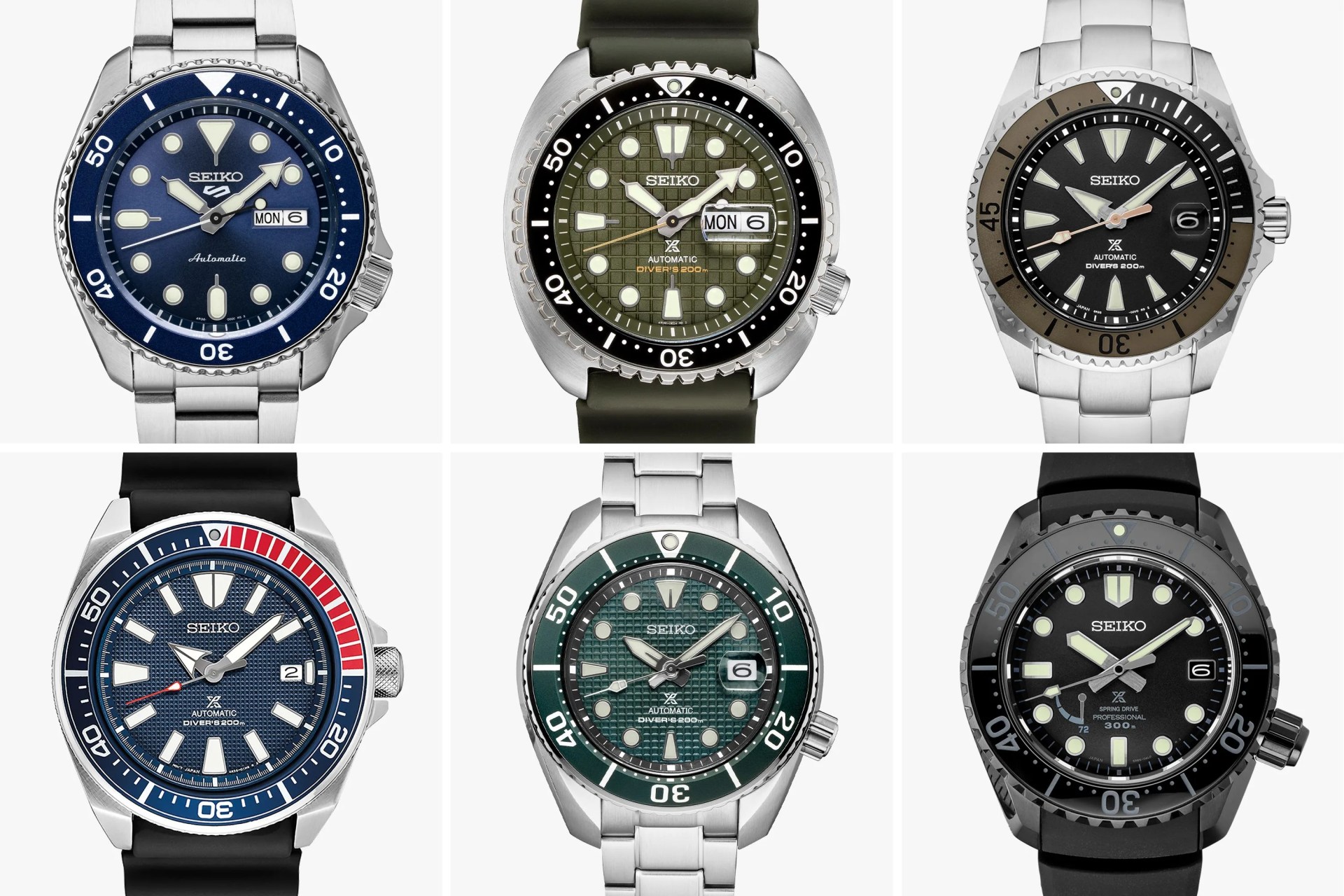 seiko dive watches
