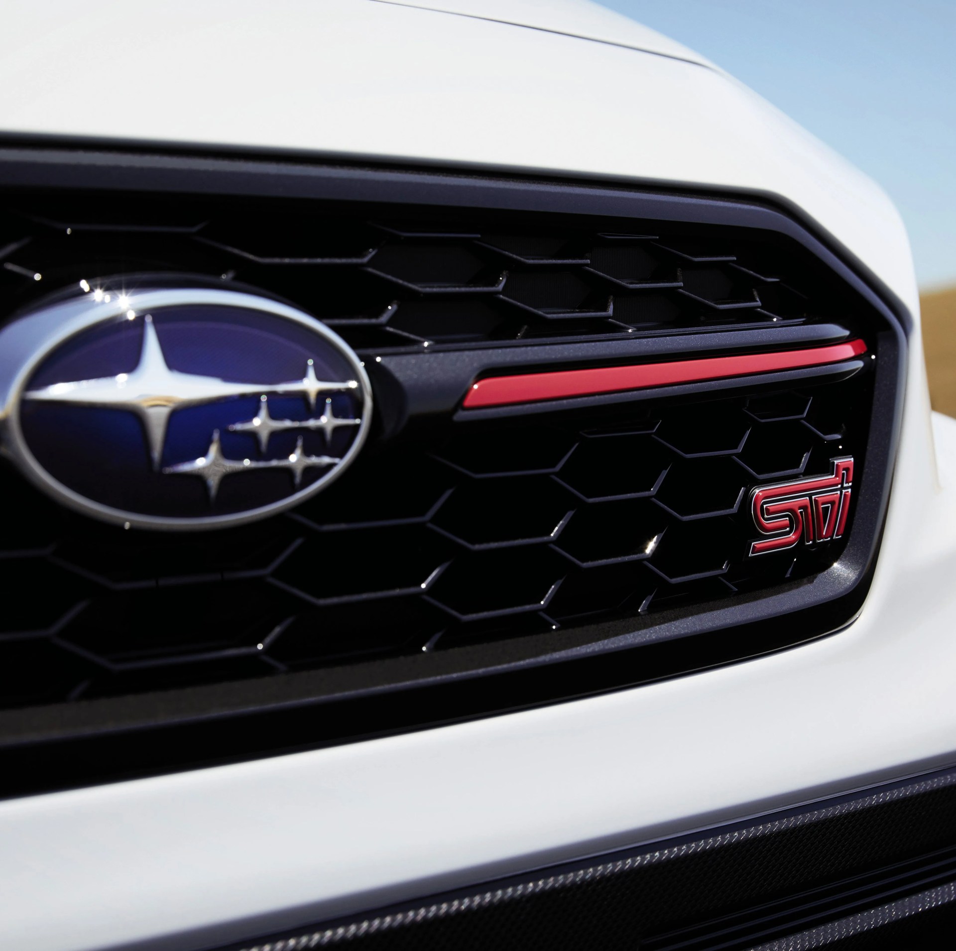 subaru sti grill