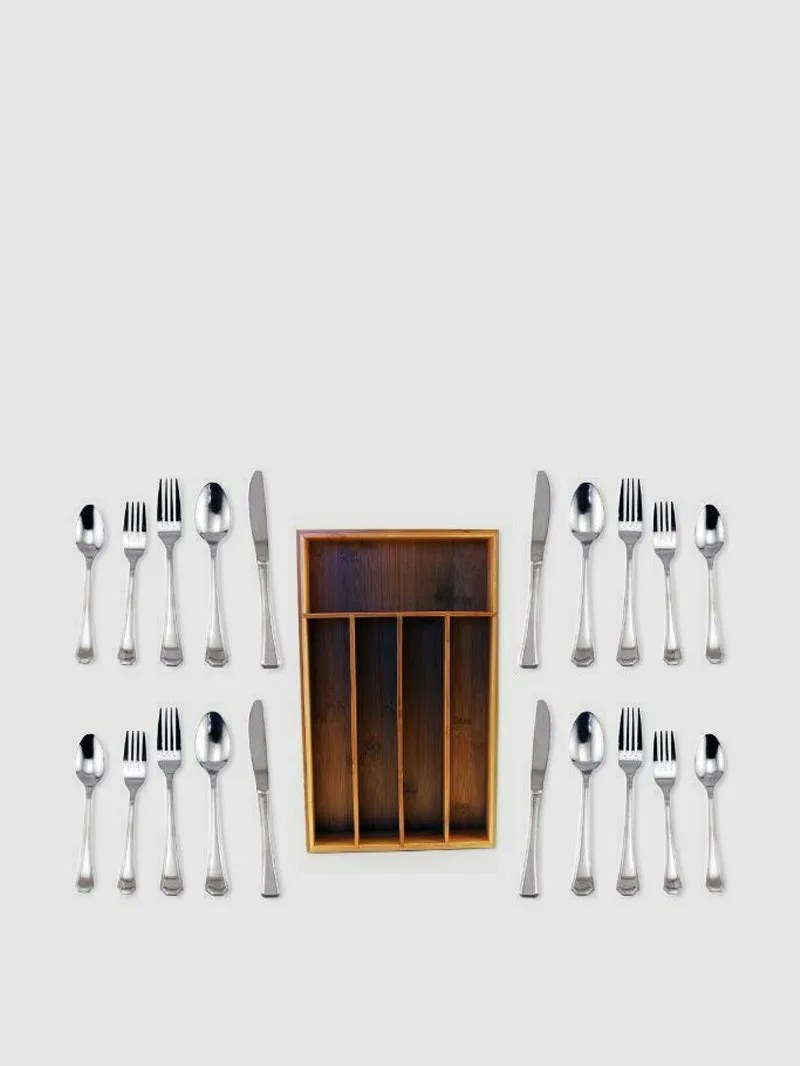 berghoff flatware service for 12 with organizer