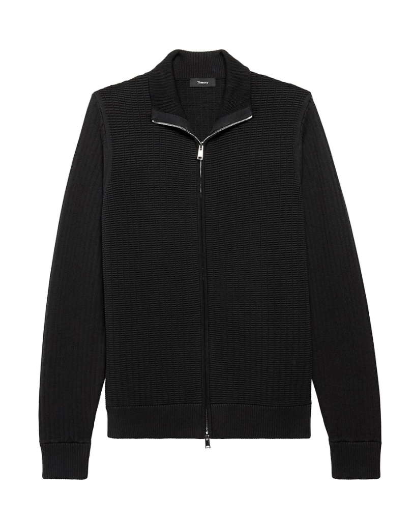 Theory
Todd FullZip Textured Sweater