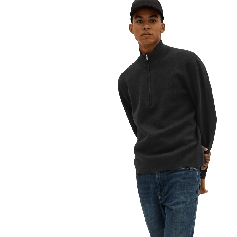 everlane half zip