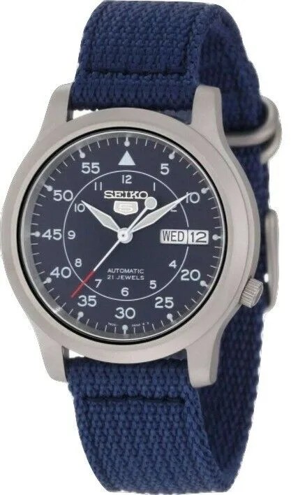 seiko 5 snk in blue