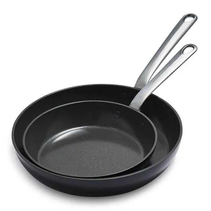 greenpan craft 8" 10" skillet set