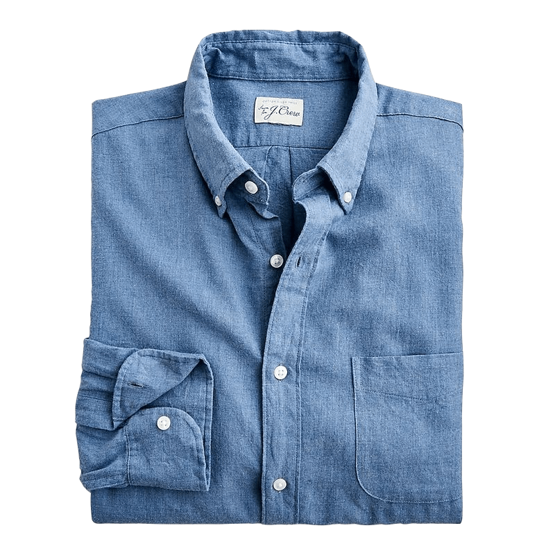 slim cottonlinen twill shirt