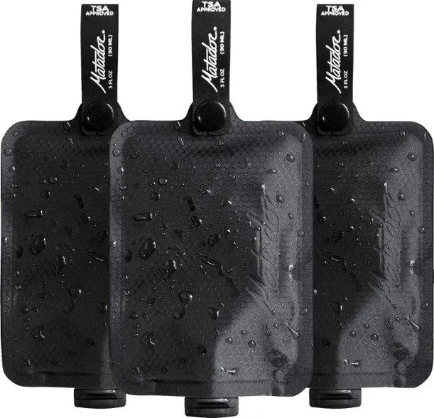 matador flatpak toiletry bottle