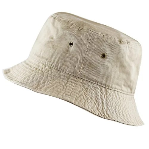 the hat depot 300n unisex 100 cotton packable summer travel bucket hat