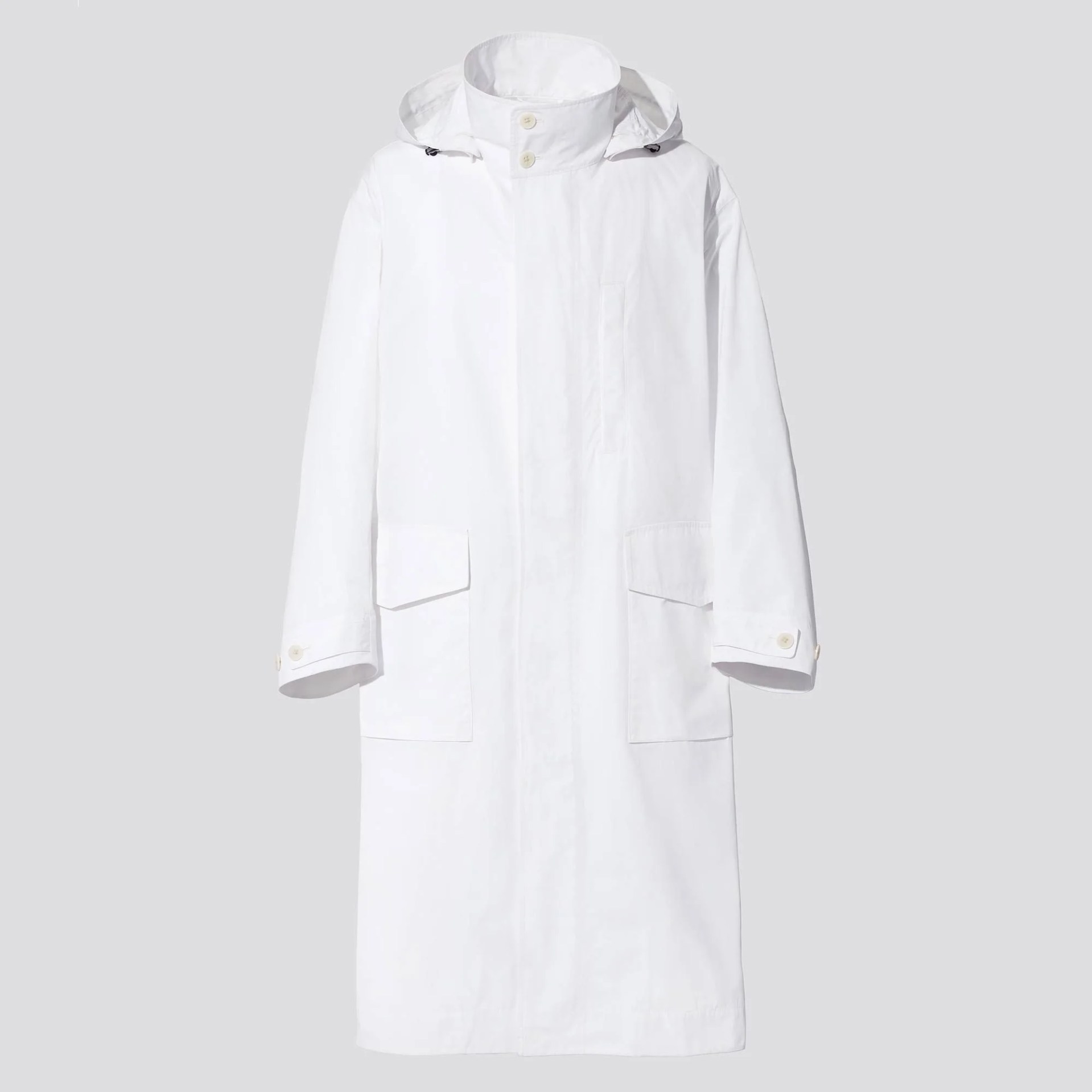 MEN +J OVERSIZED HOODED LONG COAT