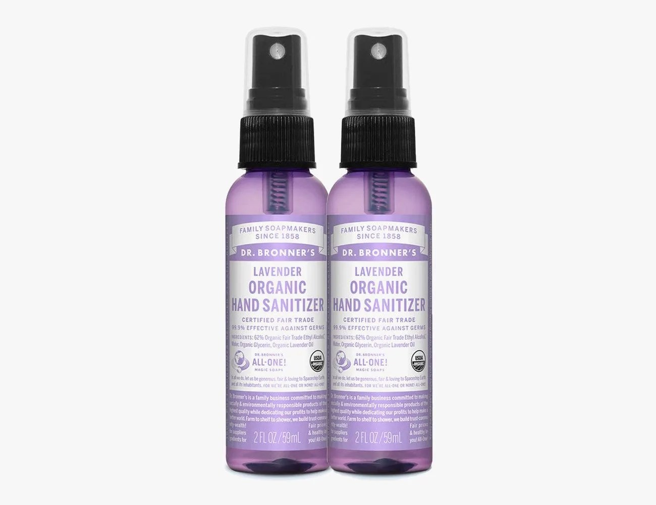 Organic Hand Sanitizer Spray