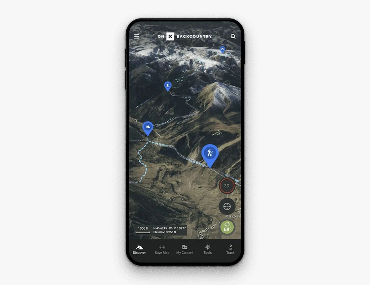 onx backcountry app