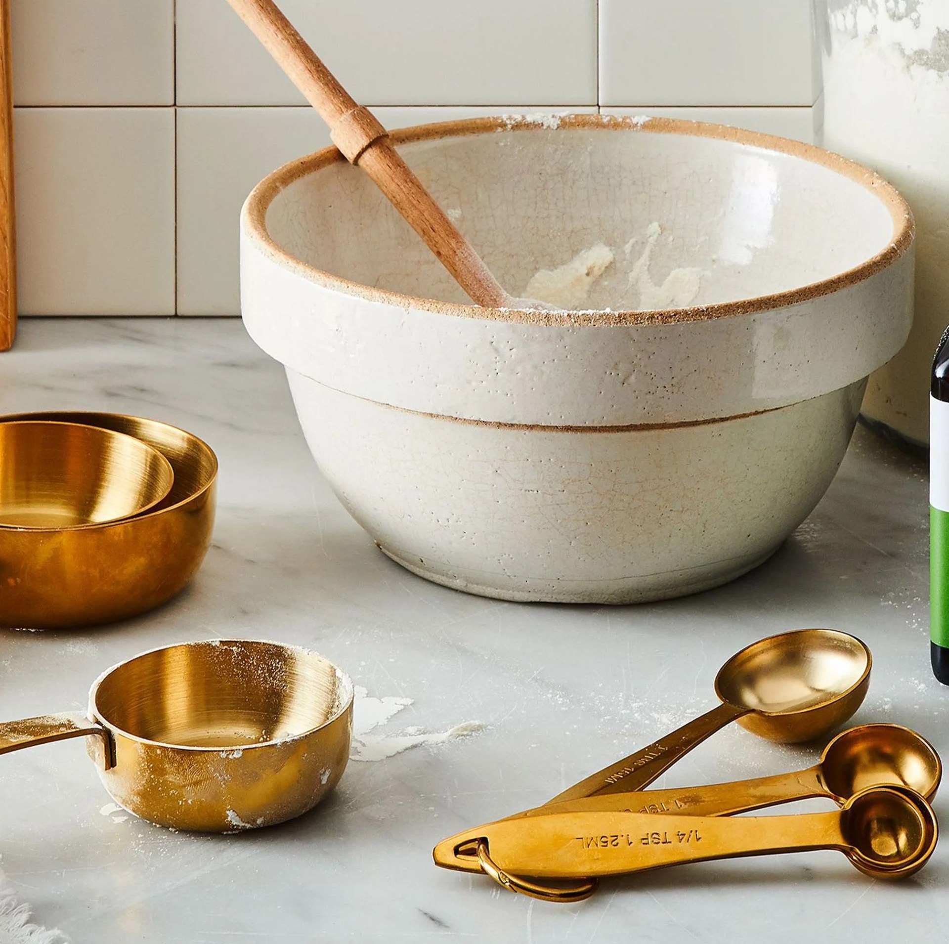 food52 gold measuring cup and spoons set