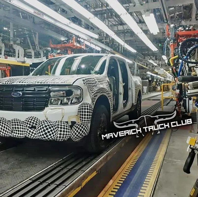 ford maverick leaked production shot
