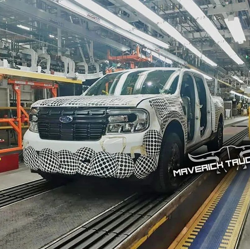 ford maverick leaked production shot