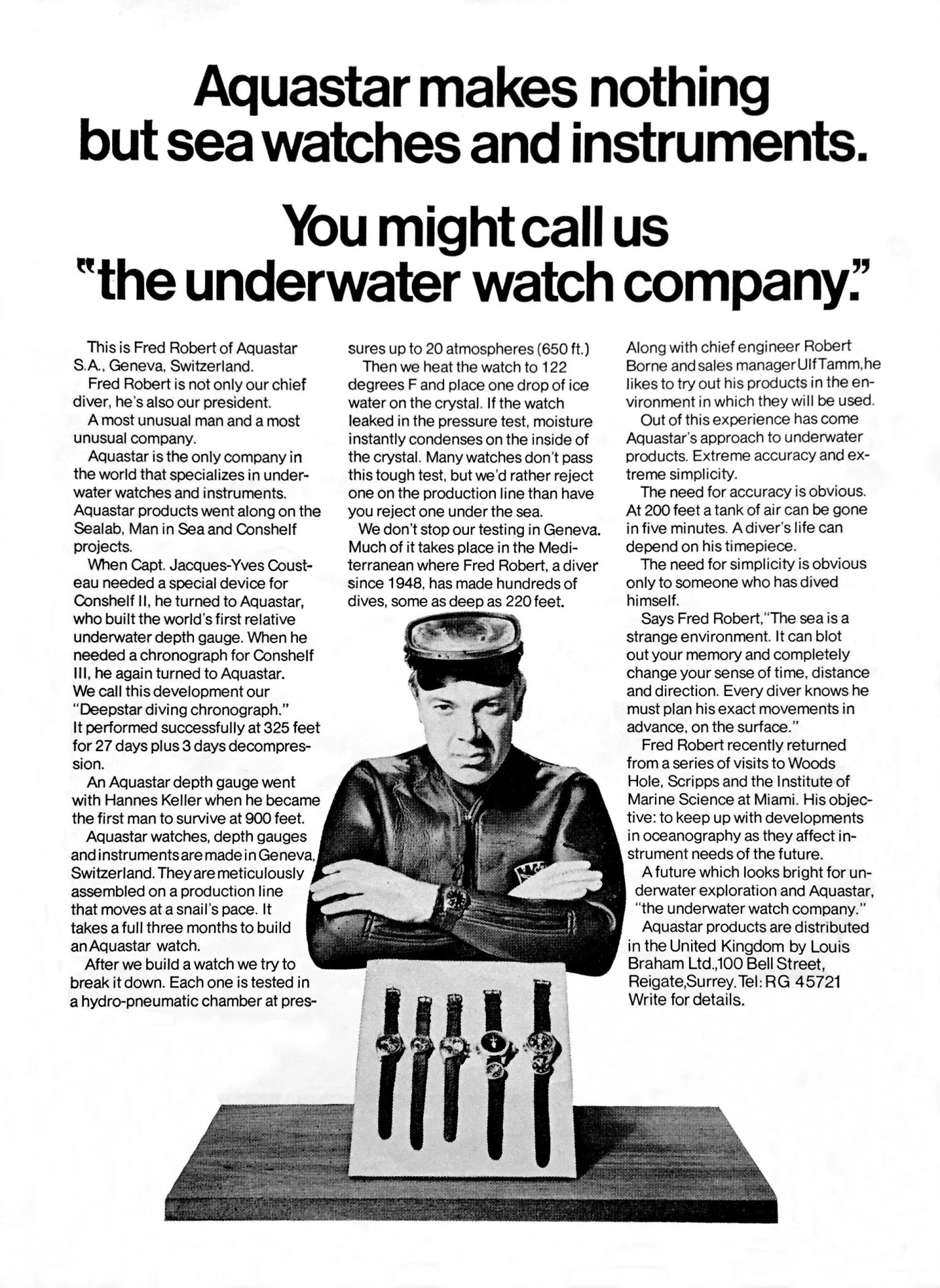 aquastar vintage ad