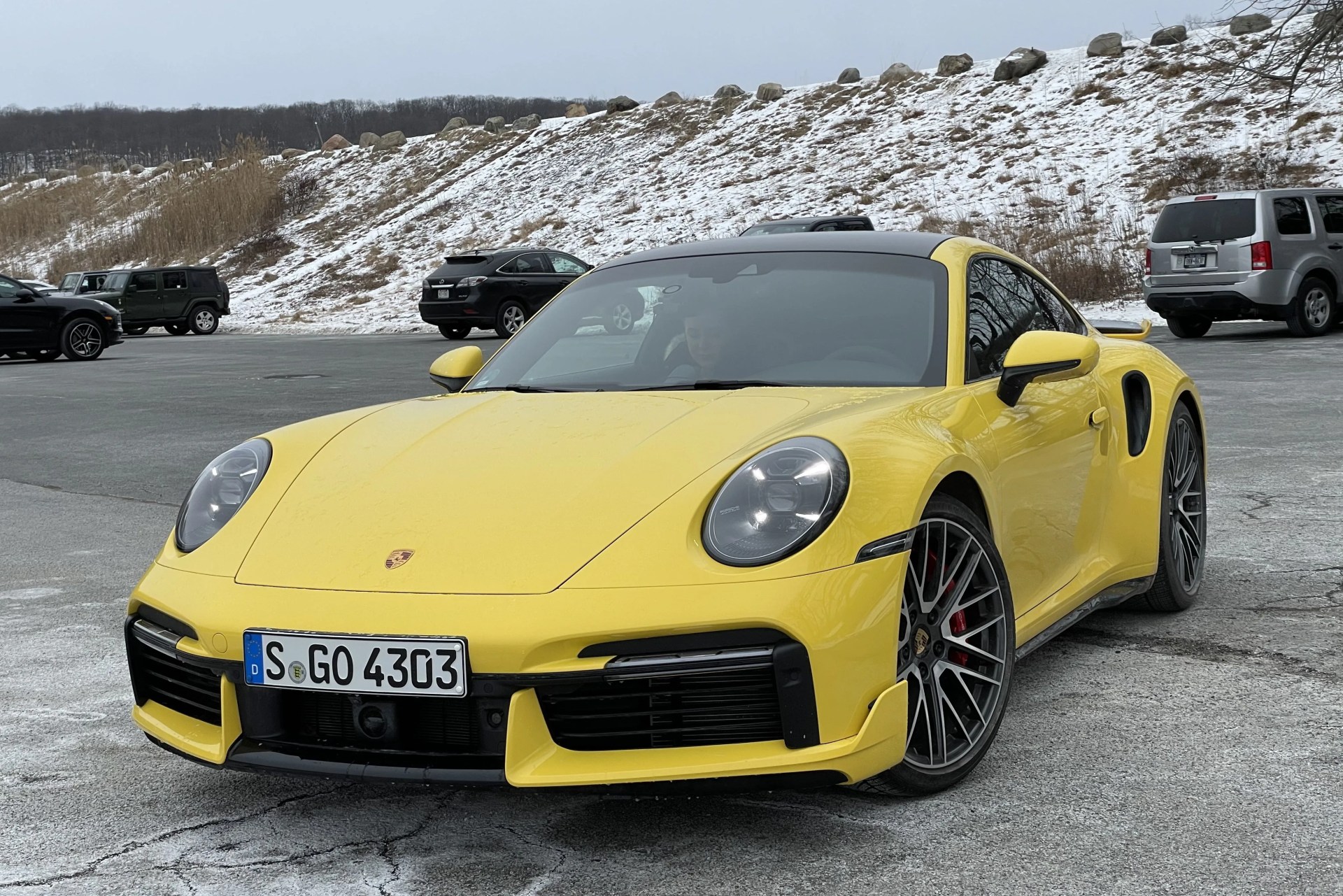 2021 porsche 911 turbo yellow