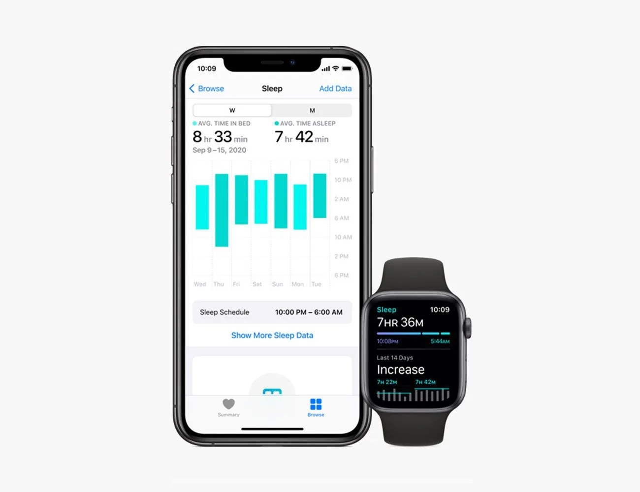 iphone health app sleep