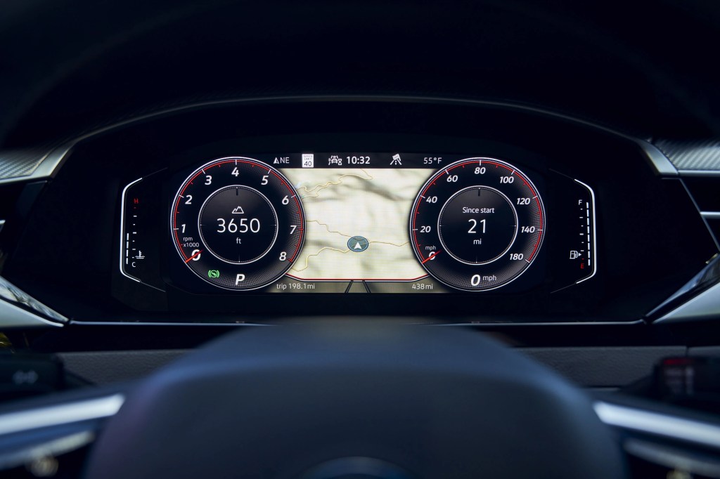 vw arteon instrument display