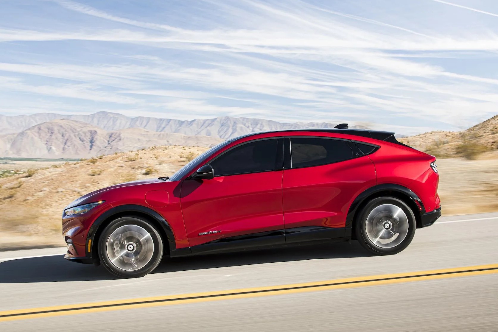 2021 ford mustang mach e red