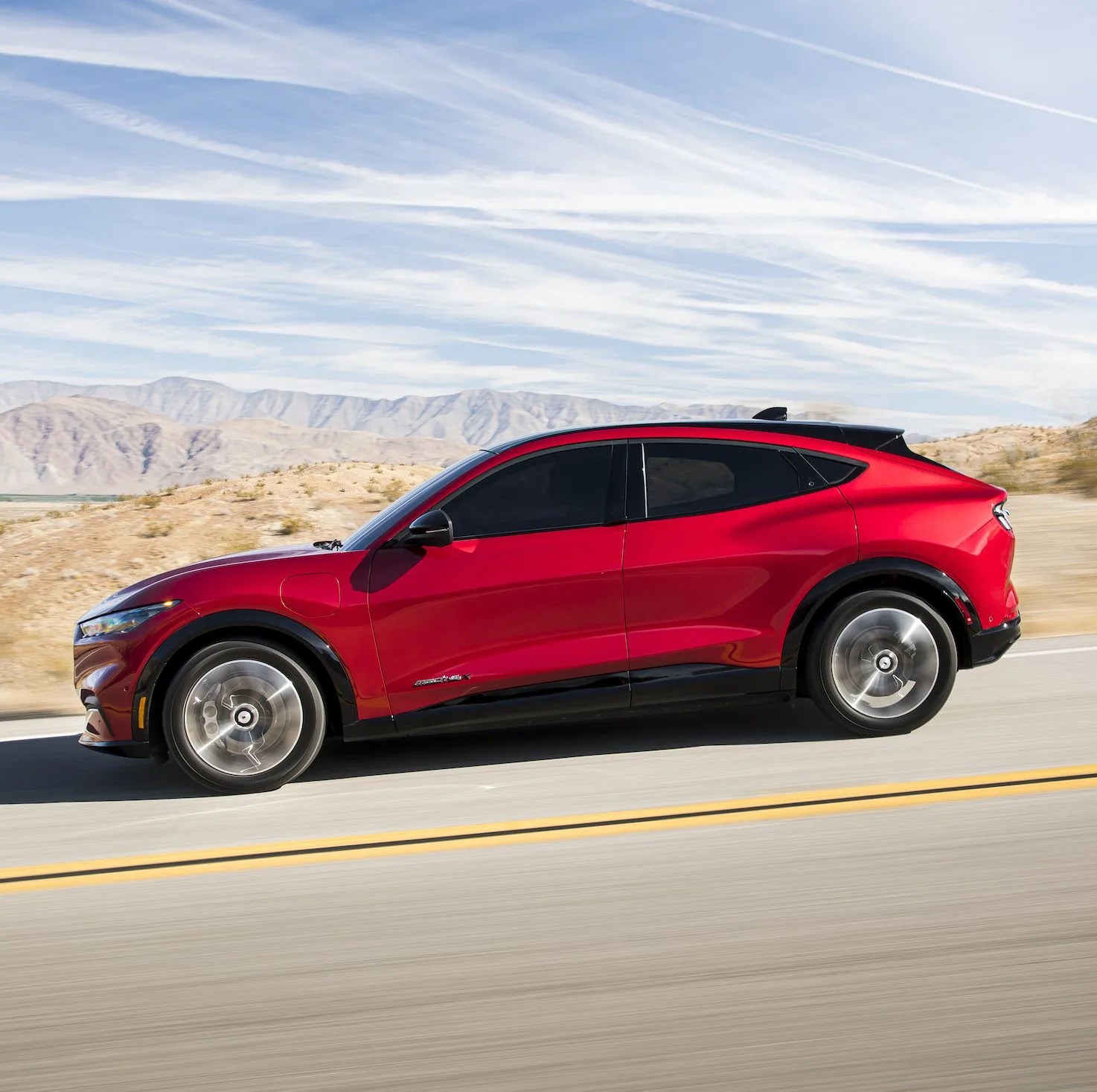 2021 ford mustang mach e red