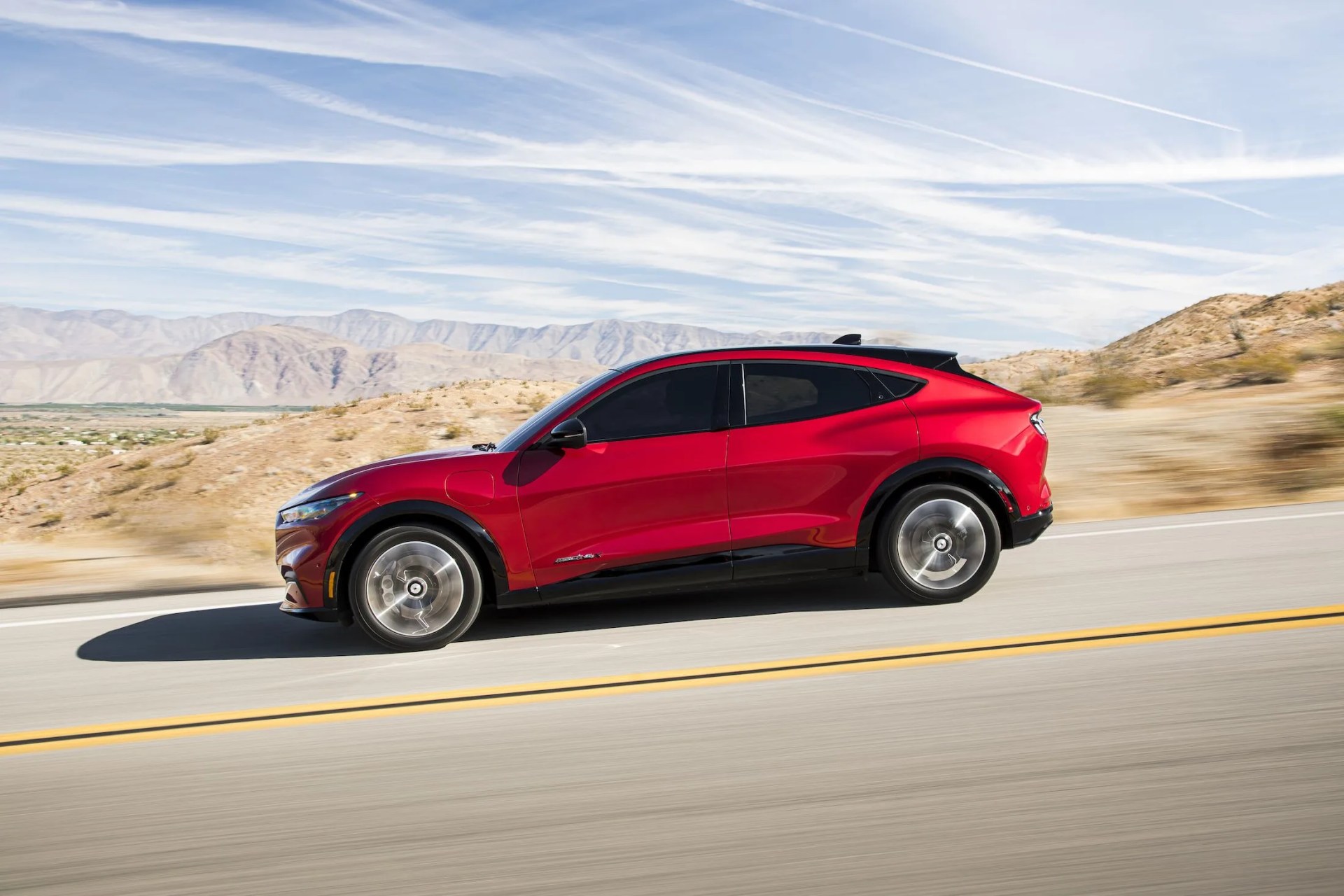 2021 ford mustang mach e red
