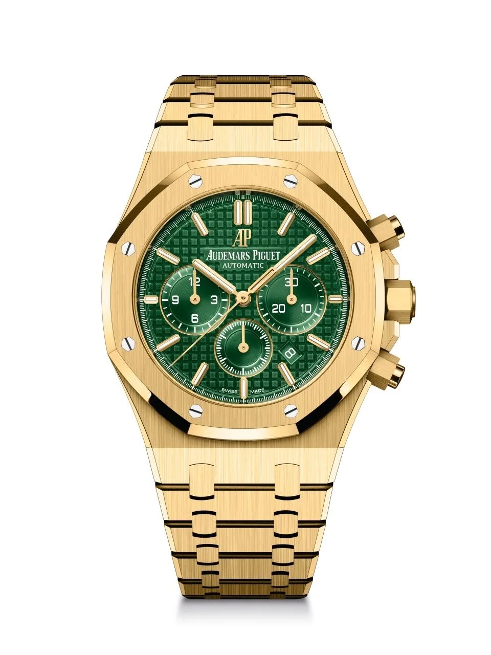 ap royal oak chronograph green
