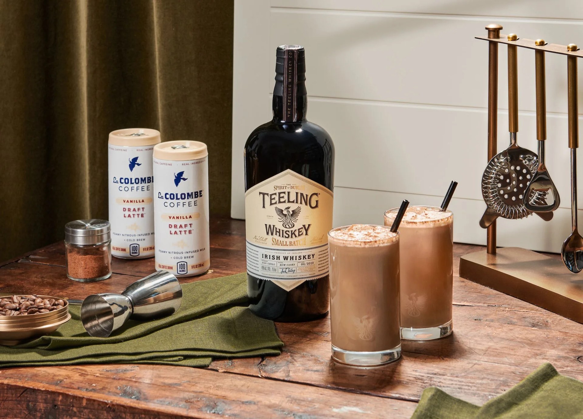 teeling whiskey x la colombe irish coffee kit