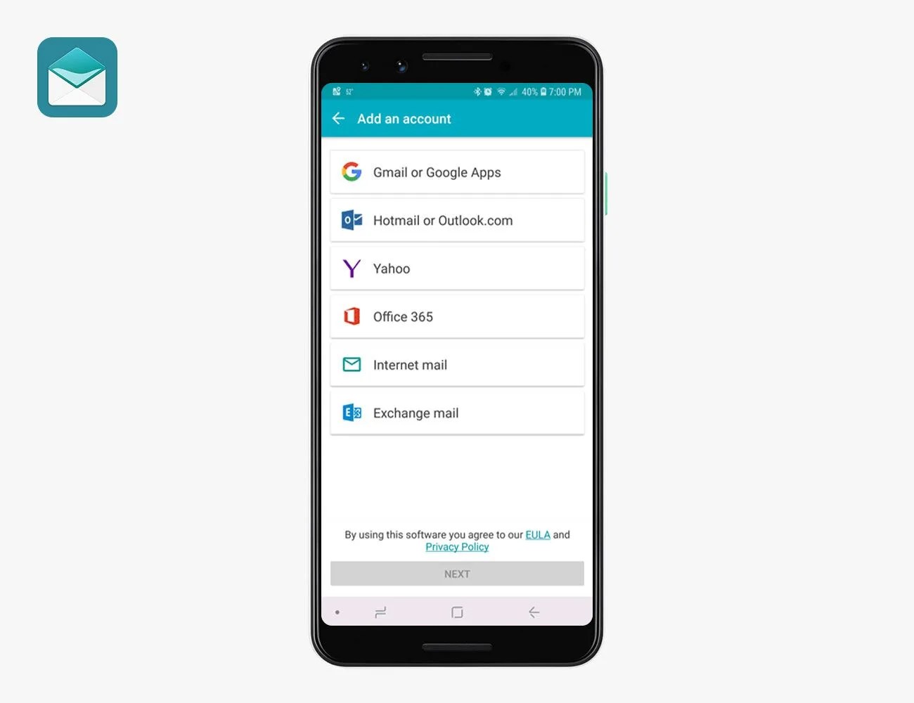 aqua mail app