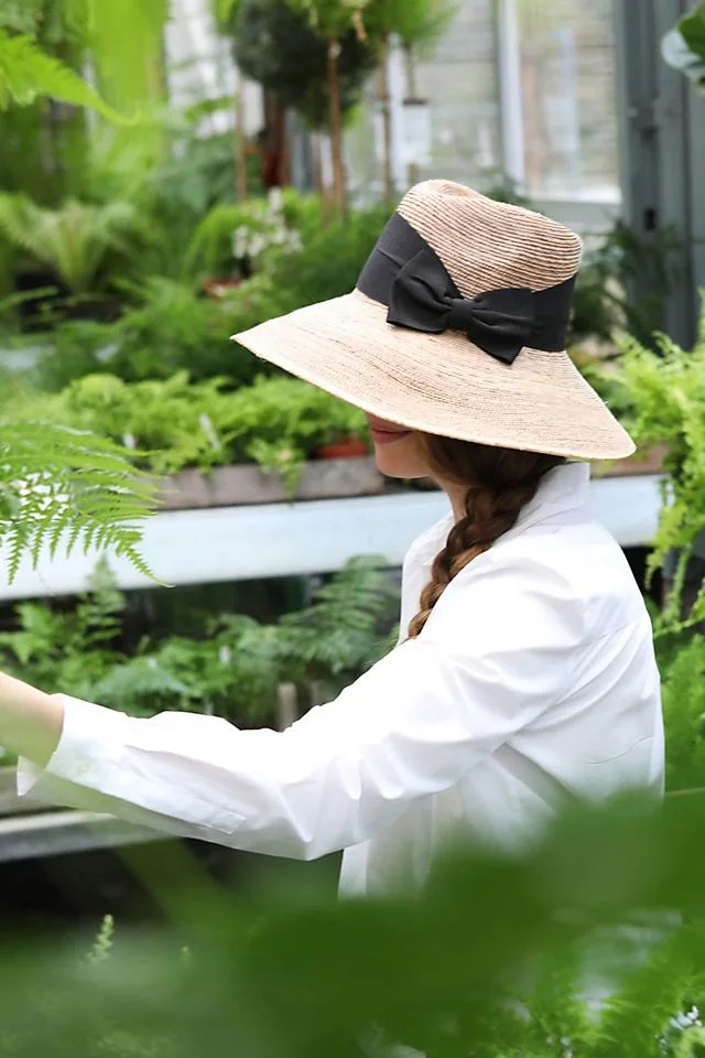 anthropologie woven sun hat