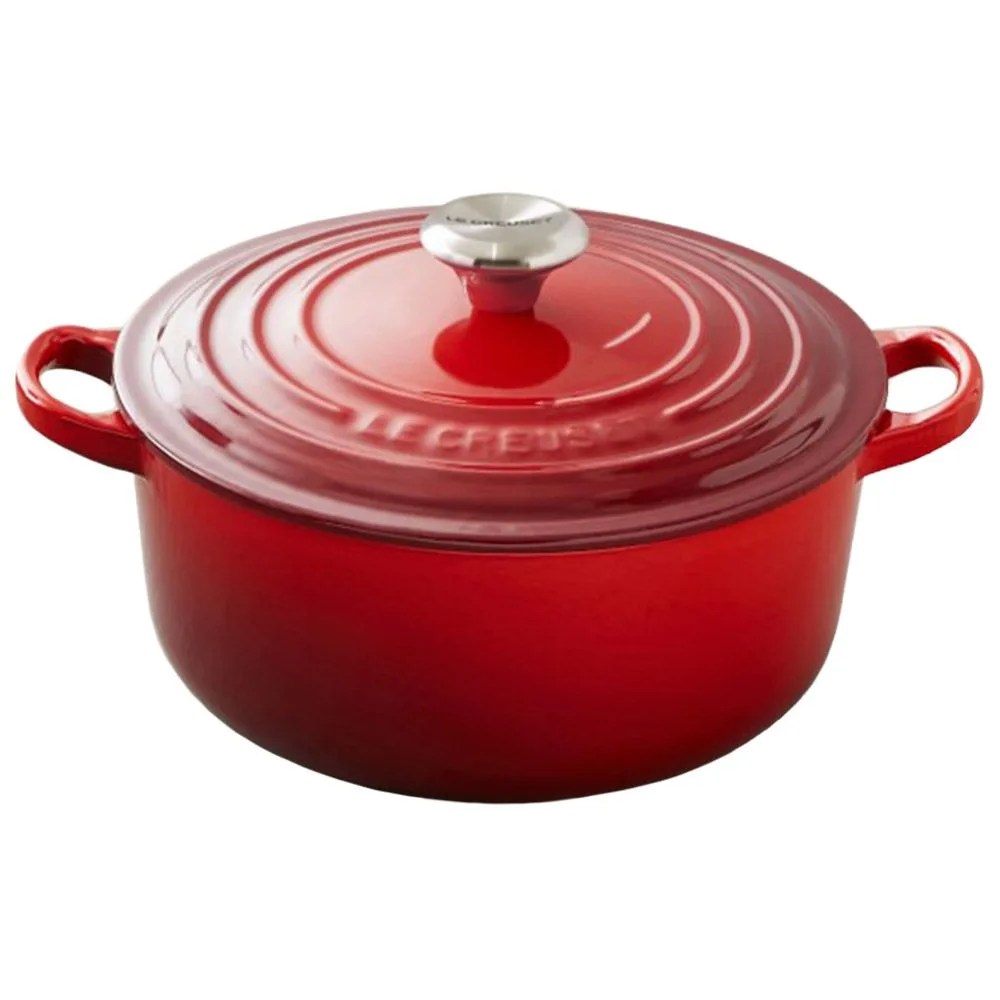 cast iron signature round dutch oven