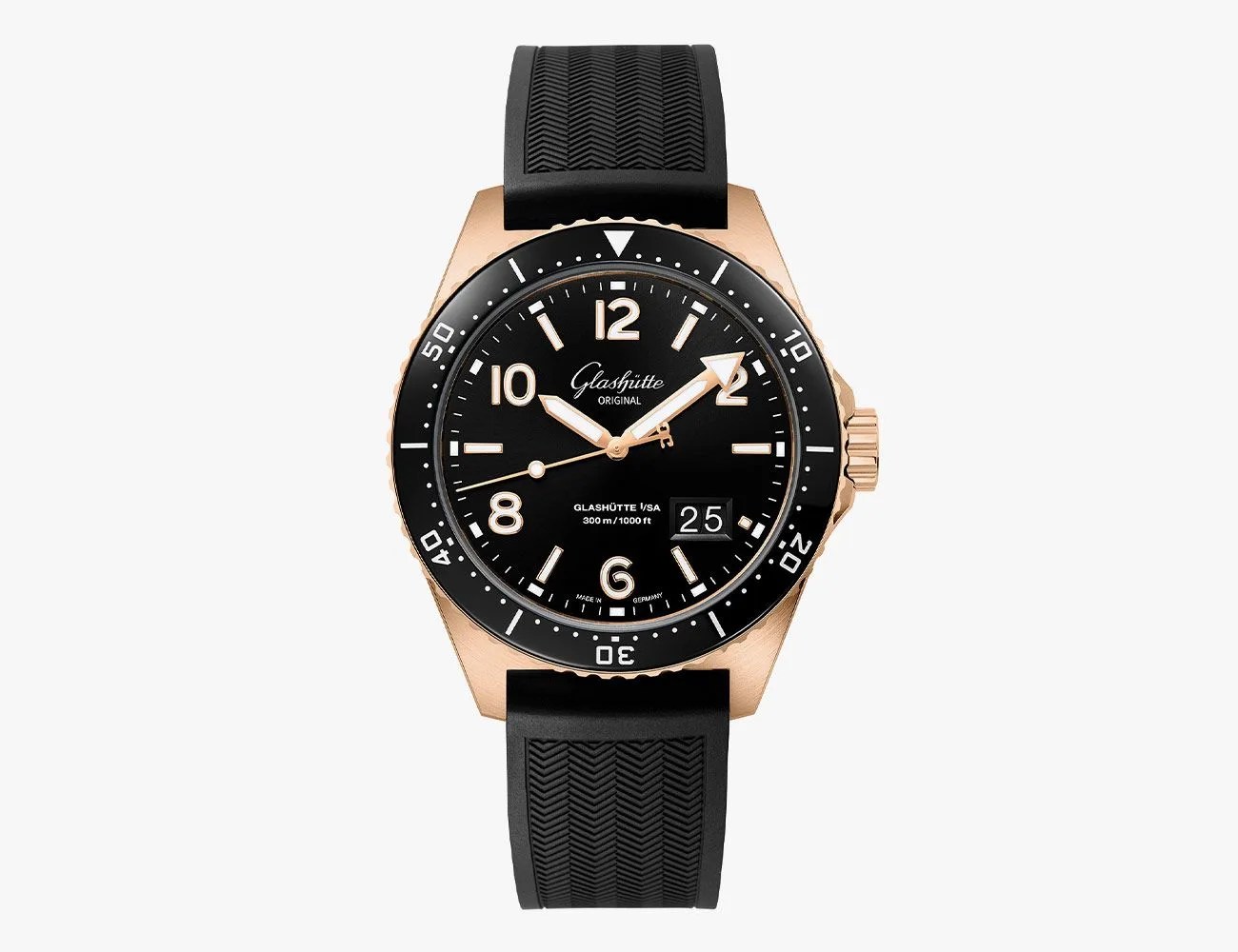 seaq panorama date watch black