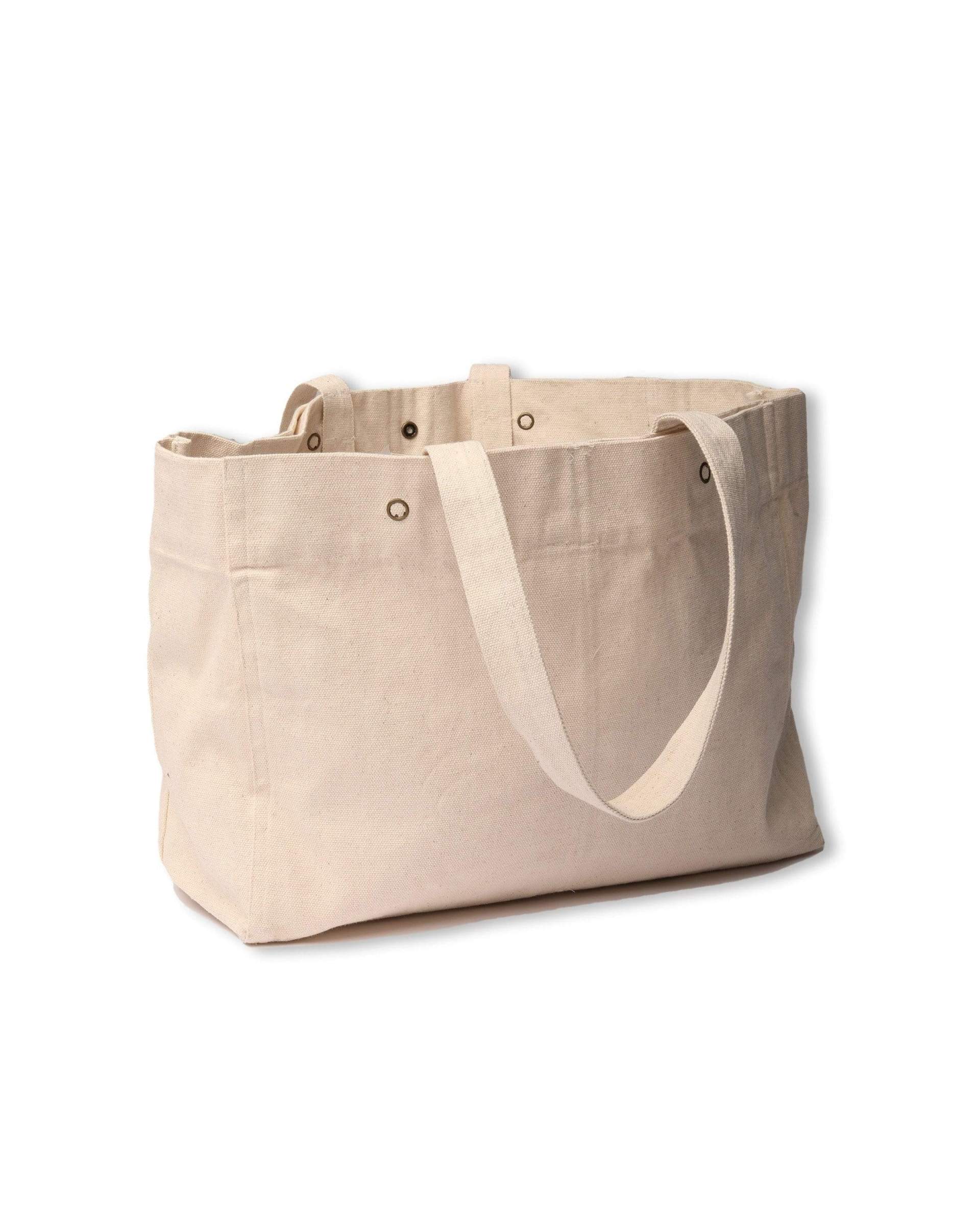 Commuter canvas tote bag