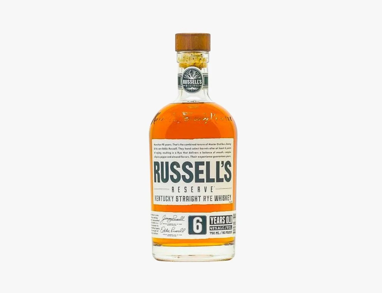 russell's reserve 6 year rye whiskey