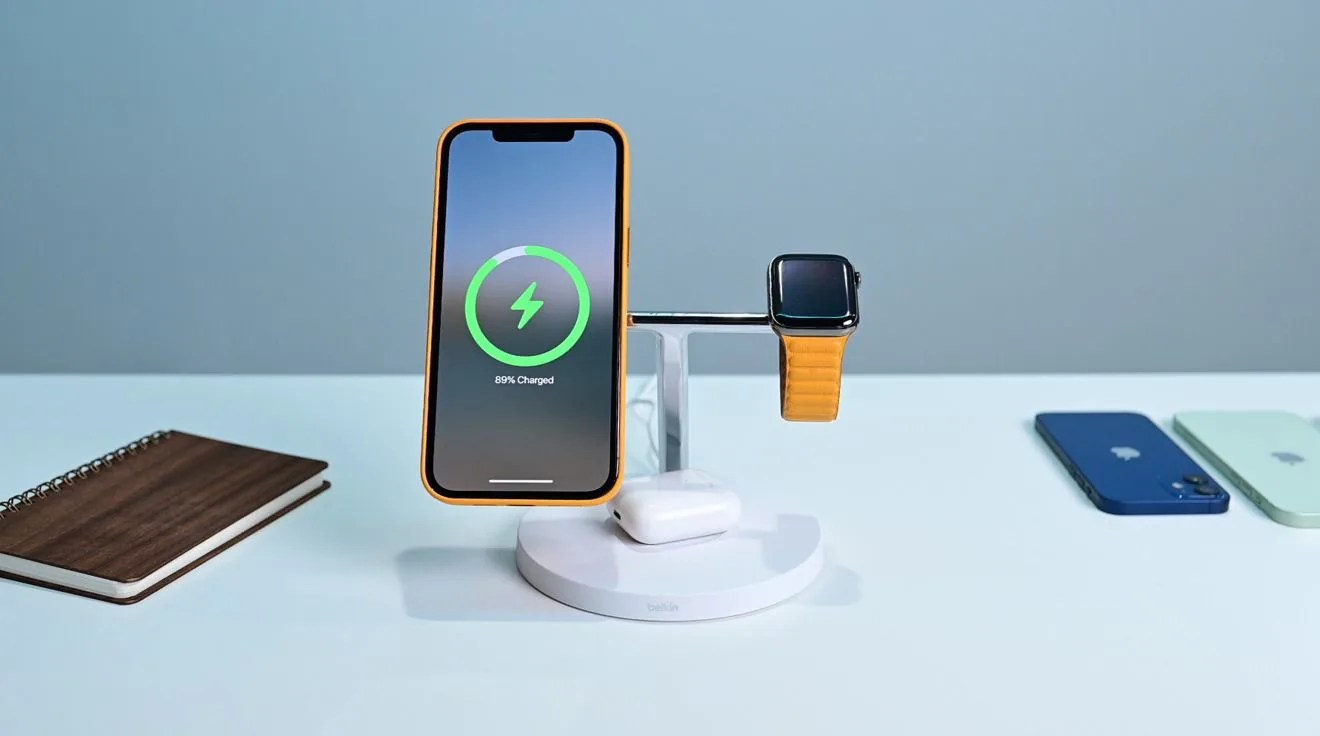 belkin boost charge pro 3in1 wireless charger with magsafe