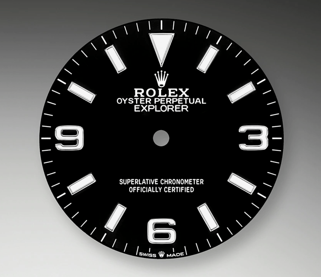 rolex exp i dial