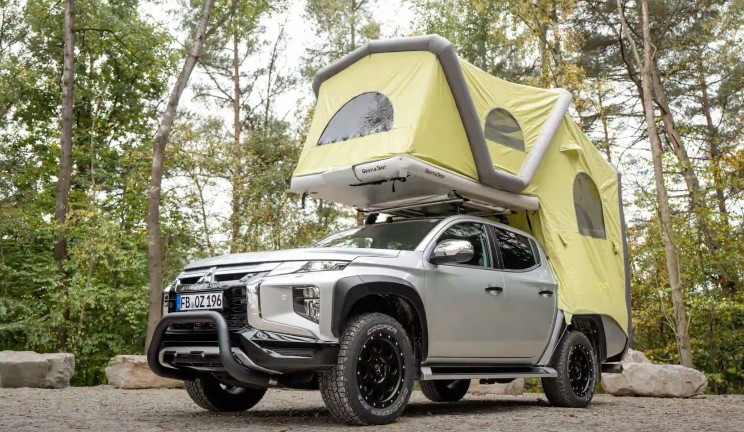 mitsubishi truck camper