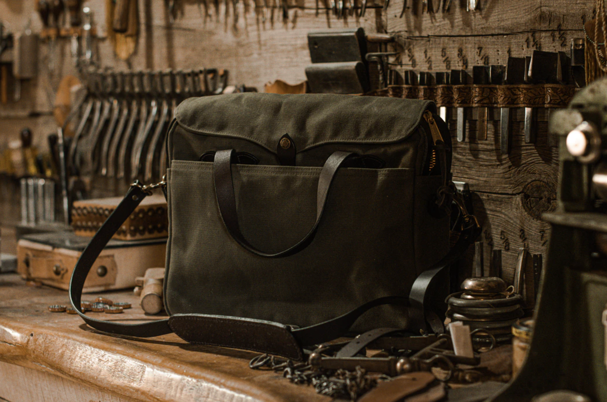 filson rugged twill original briefcase