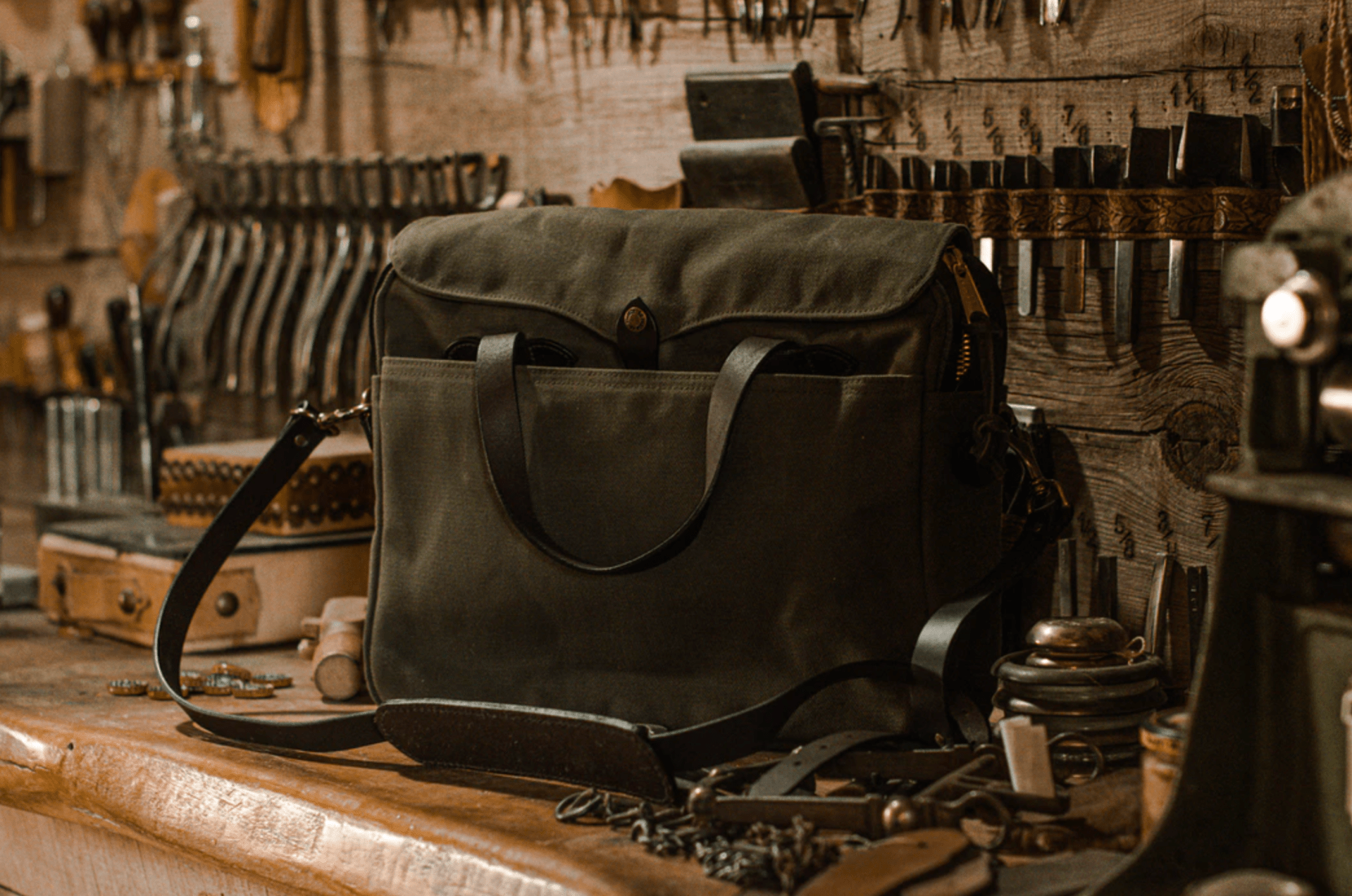 filson rugged twill original briefcase