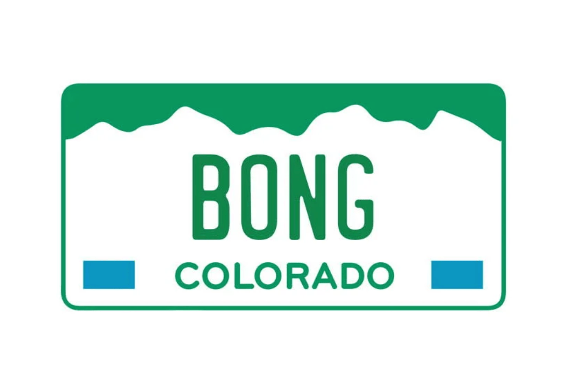 bong license plate