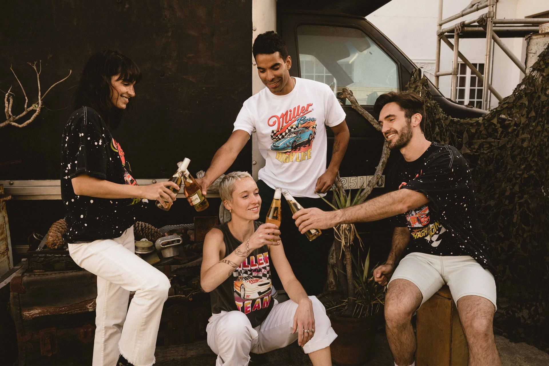miller high life x junk food
