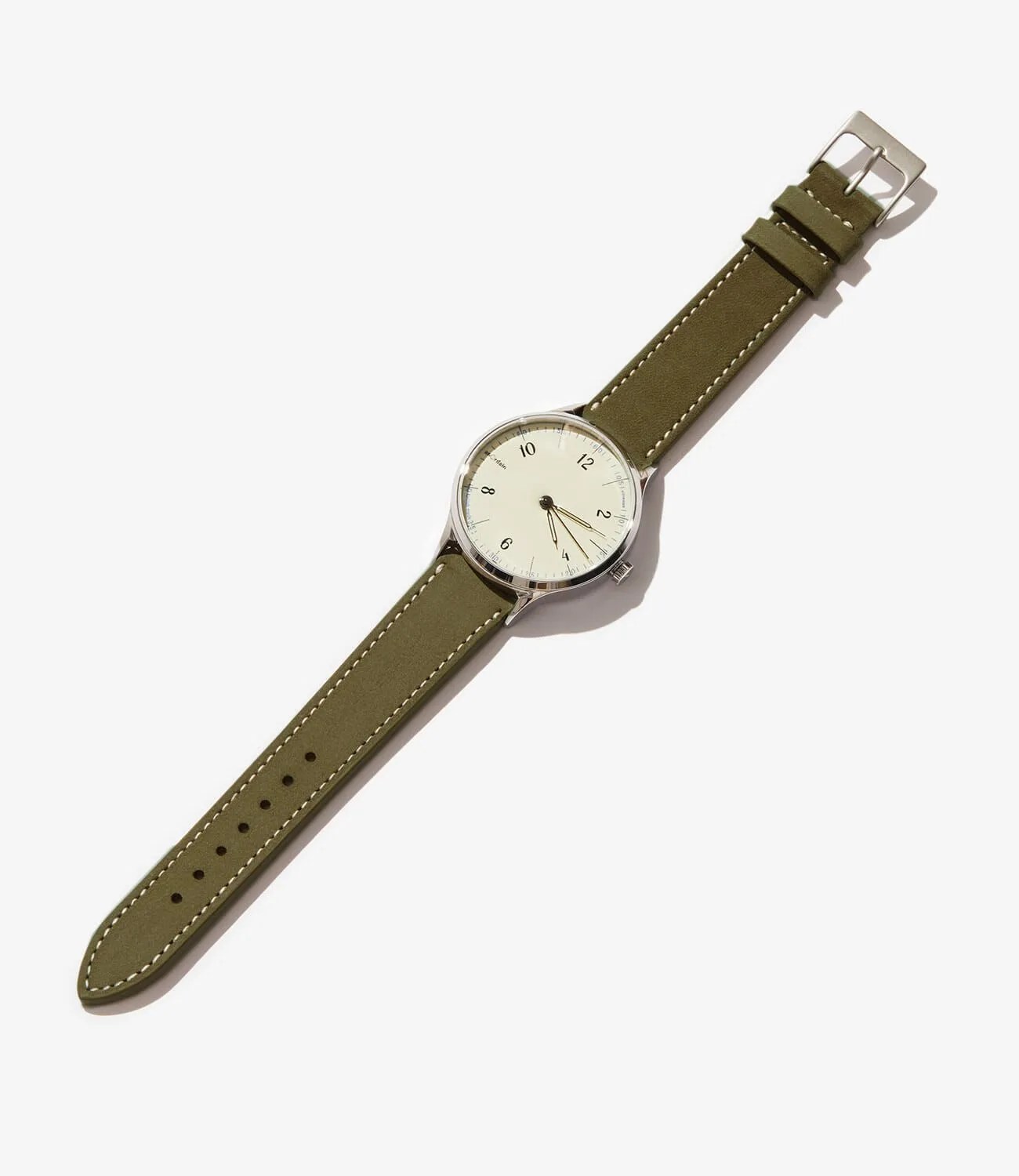 hodinkee bedford strap collection in olive green gear patrol 1