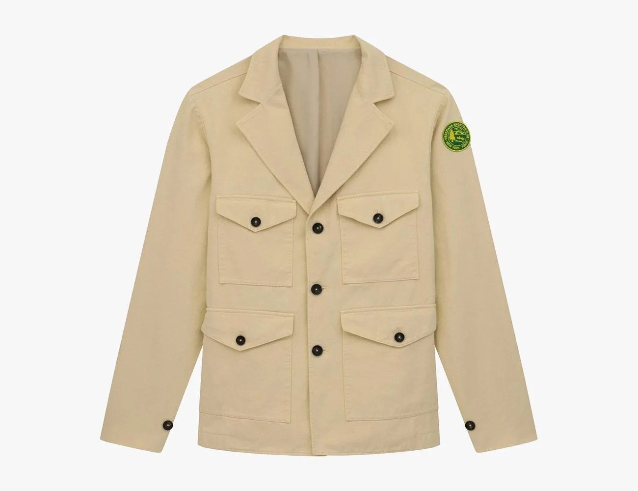 freemans sporting club pocket coat tan